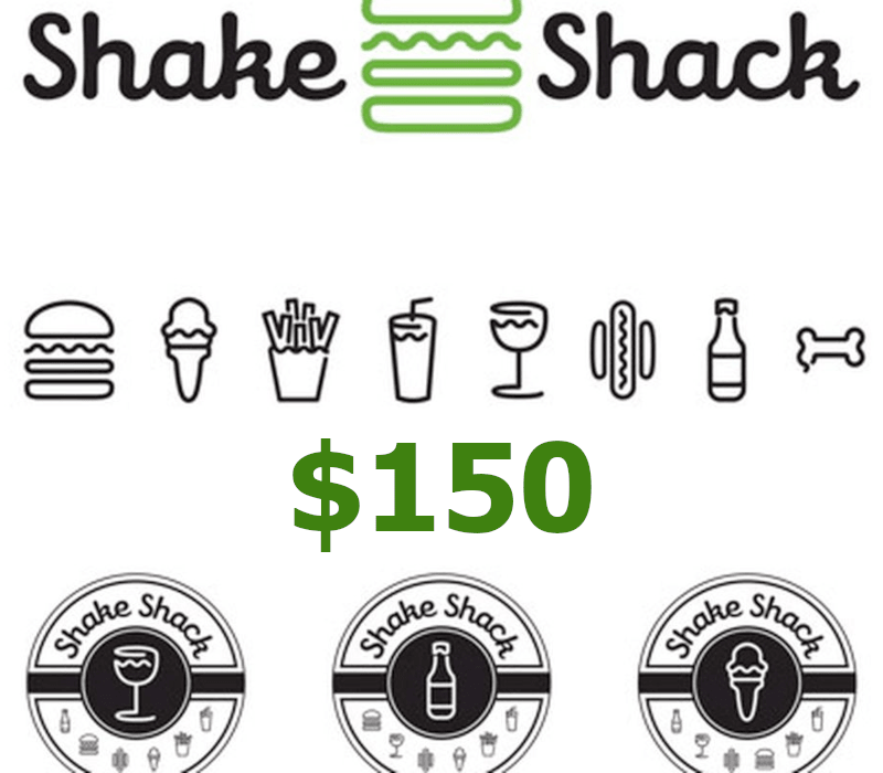 Shake Shack USD 150 Gift Card US