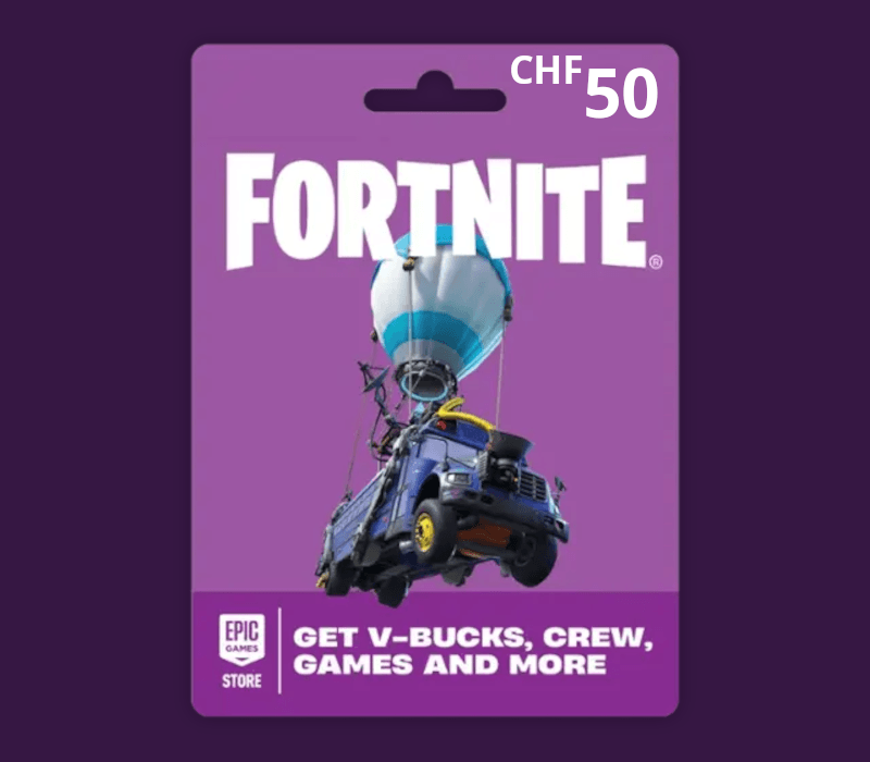 Fortnite CHF 50 PC Epic Games Gift Card CH