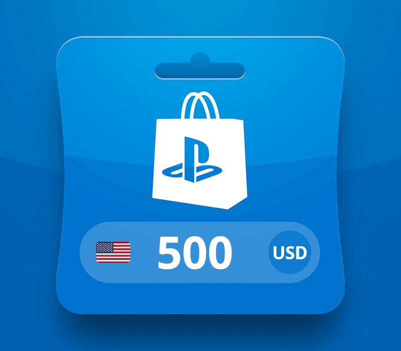 PlayStation Network Card USD 500 Gift Card US
