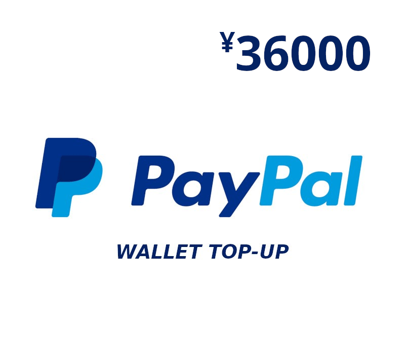 PayPal Wallet JPY 36000 Top Up