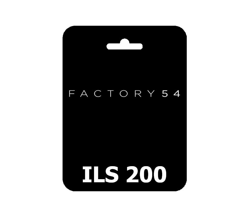 Factory 54 ILS 200 Gift Card IL