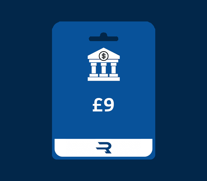 Rewarble Bank Transfer GBP 9 Gift Card