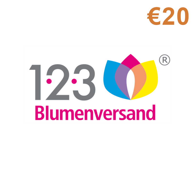 123 Blumenversand €20 Gift Card DE