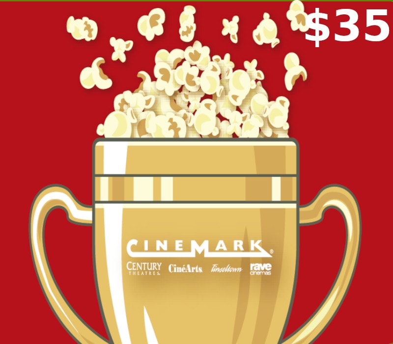 Cinemark Theatres $35 Gift Card US