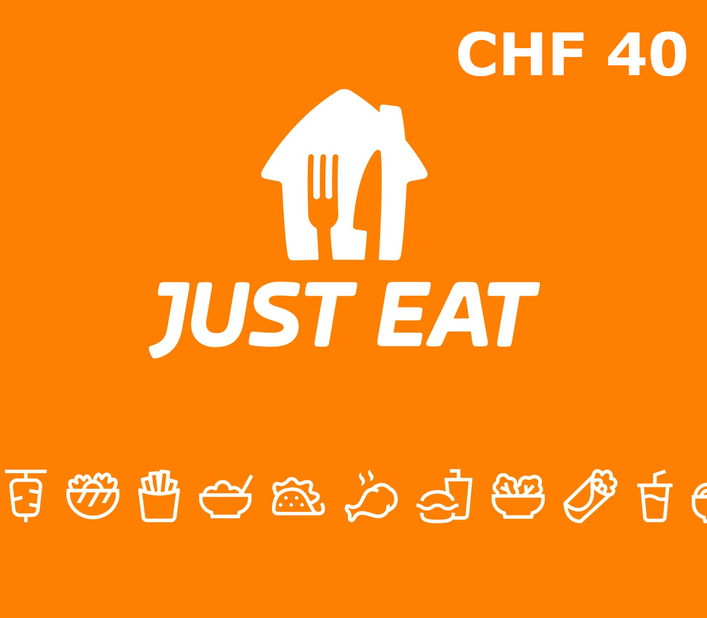 Just Eat 40 CHF Gift Card CH