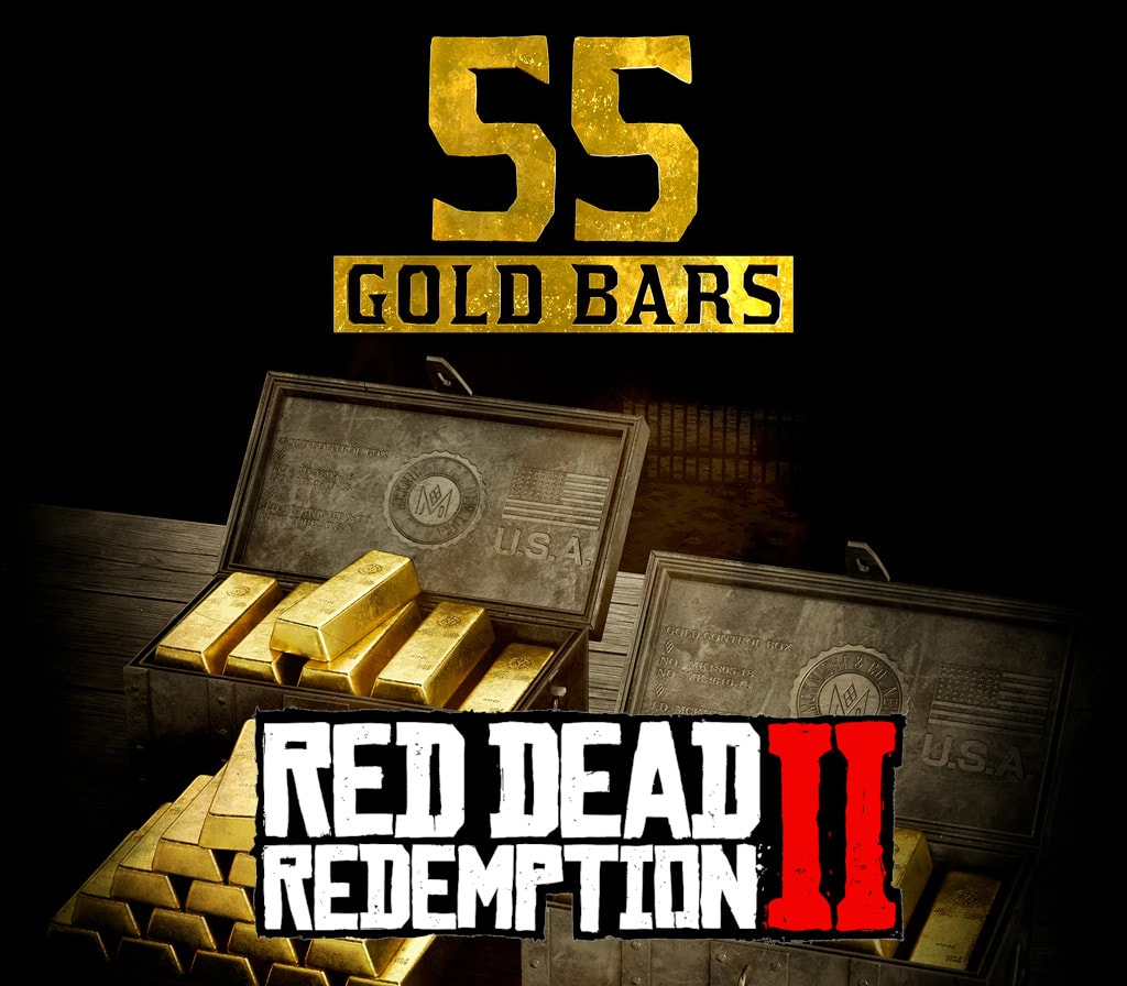 Red Dead Redemption 2 Online - 55 Gold Bars US XBOX One CD Key