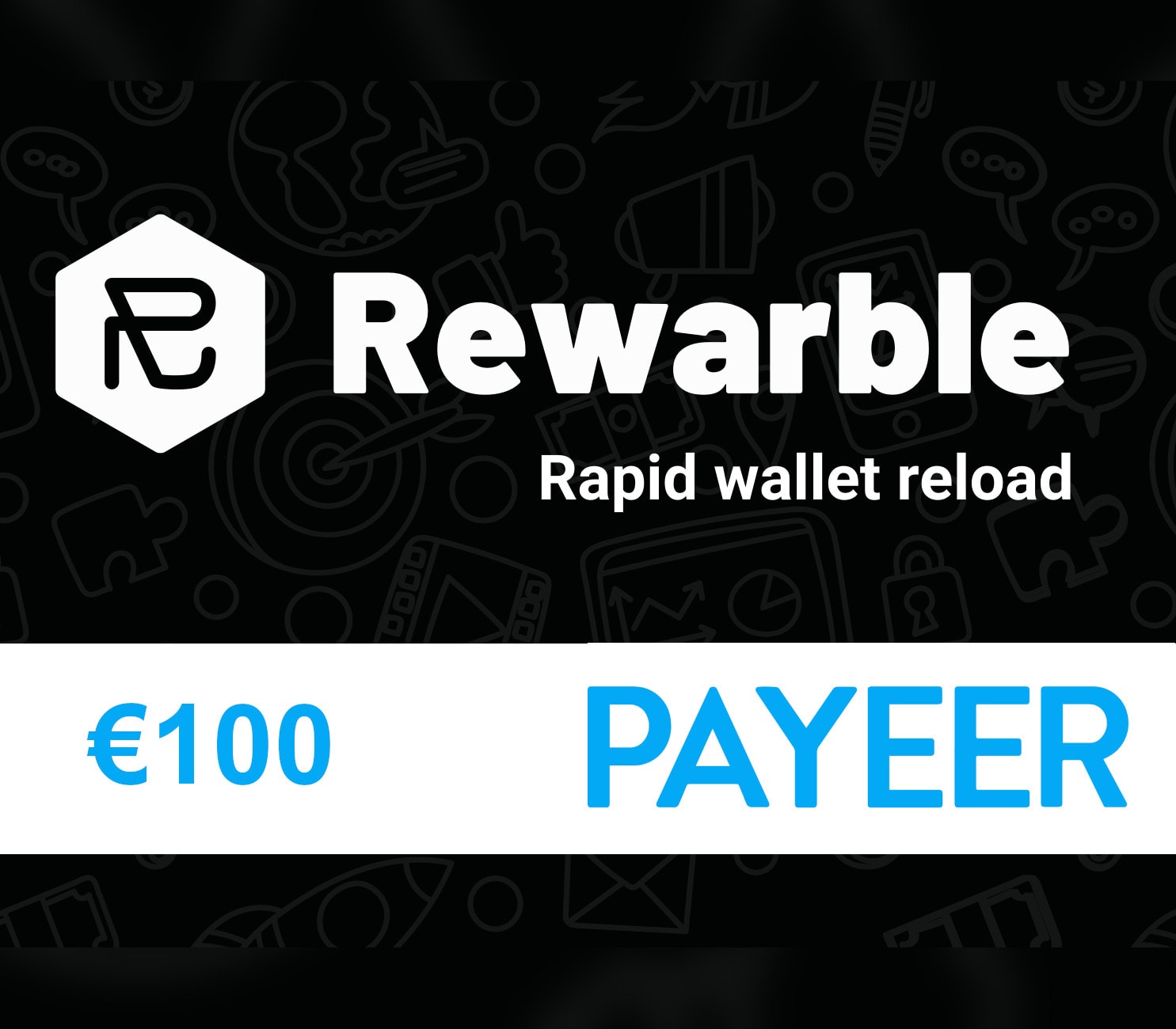 Rewarble Payeer €100 Gift Card EU