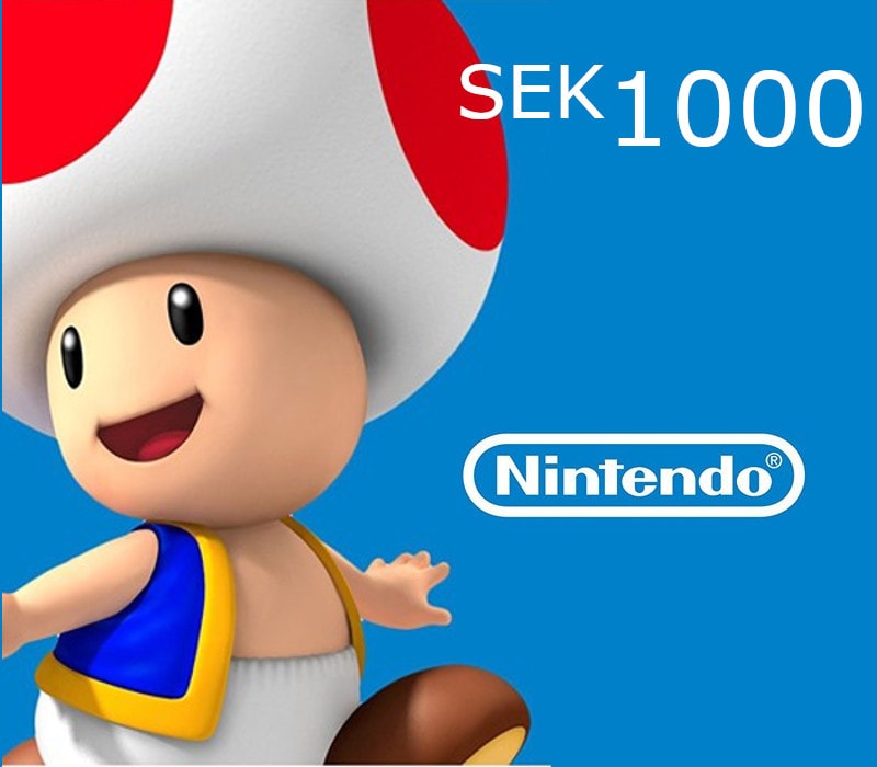 Nintendo eShop Prepaid Card SEK 1000 Key SE