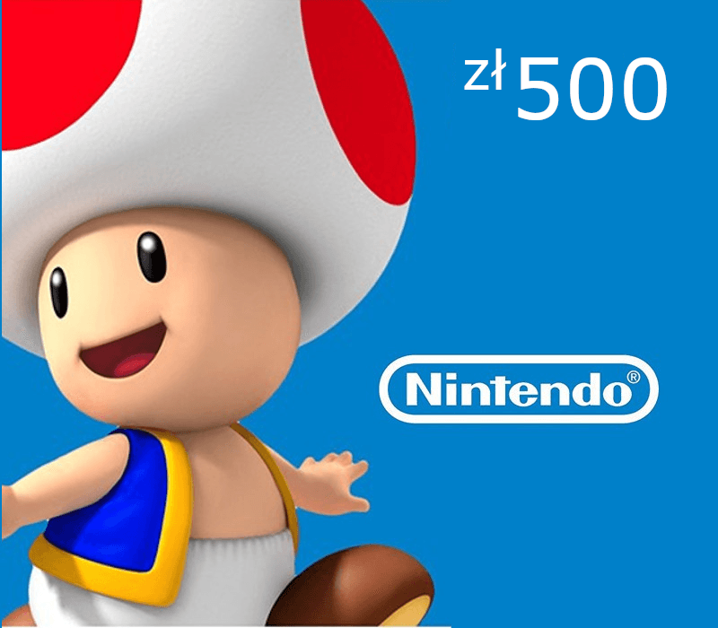 Nintendo eShop Prepaid Card PLN 500 Key PL 