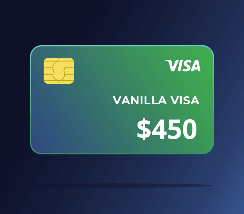 Vanilla VISA $450 US